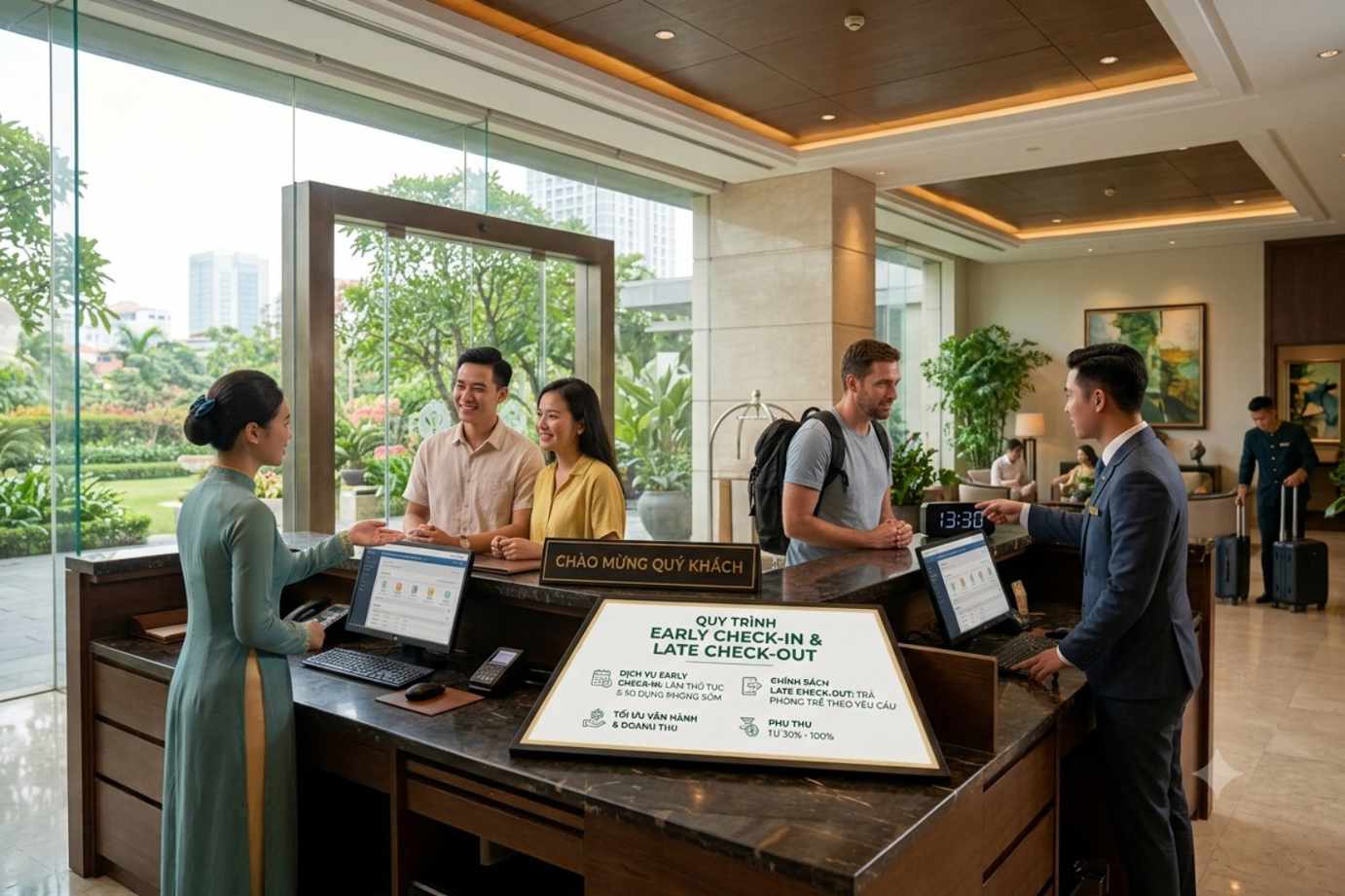 Early Check-in và Late Check-out Khách Sạn Là Gì